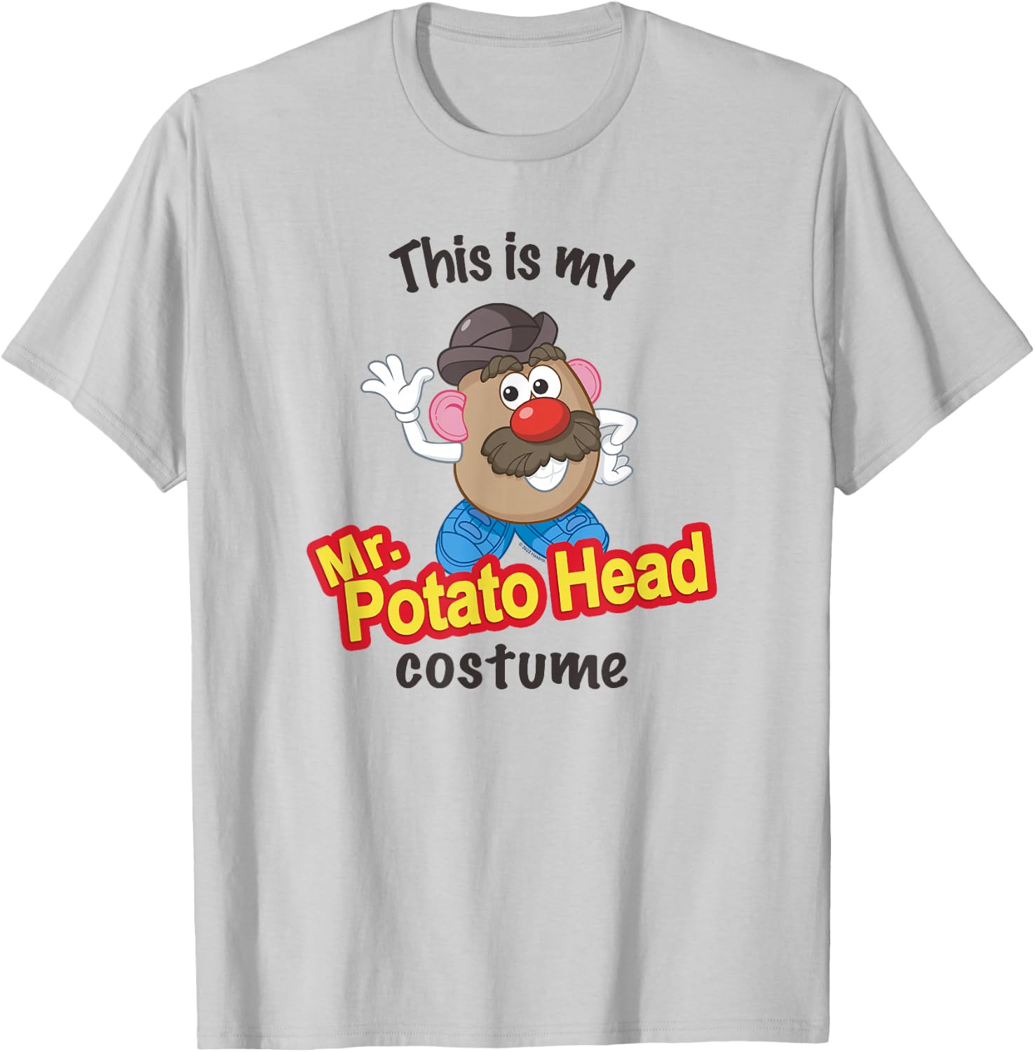 Mr. Potato Head Halloween This Is My Mr. Potato Head Costume T-Shirt - T-Shirt | Ash
