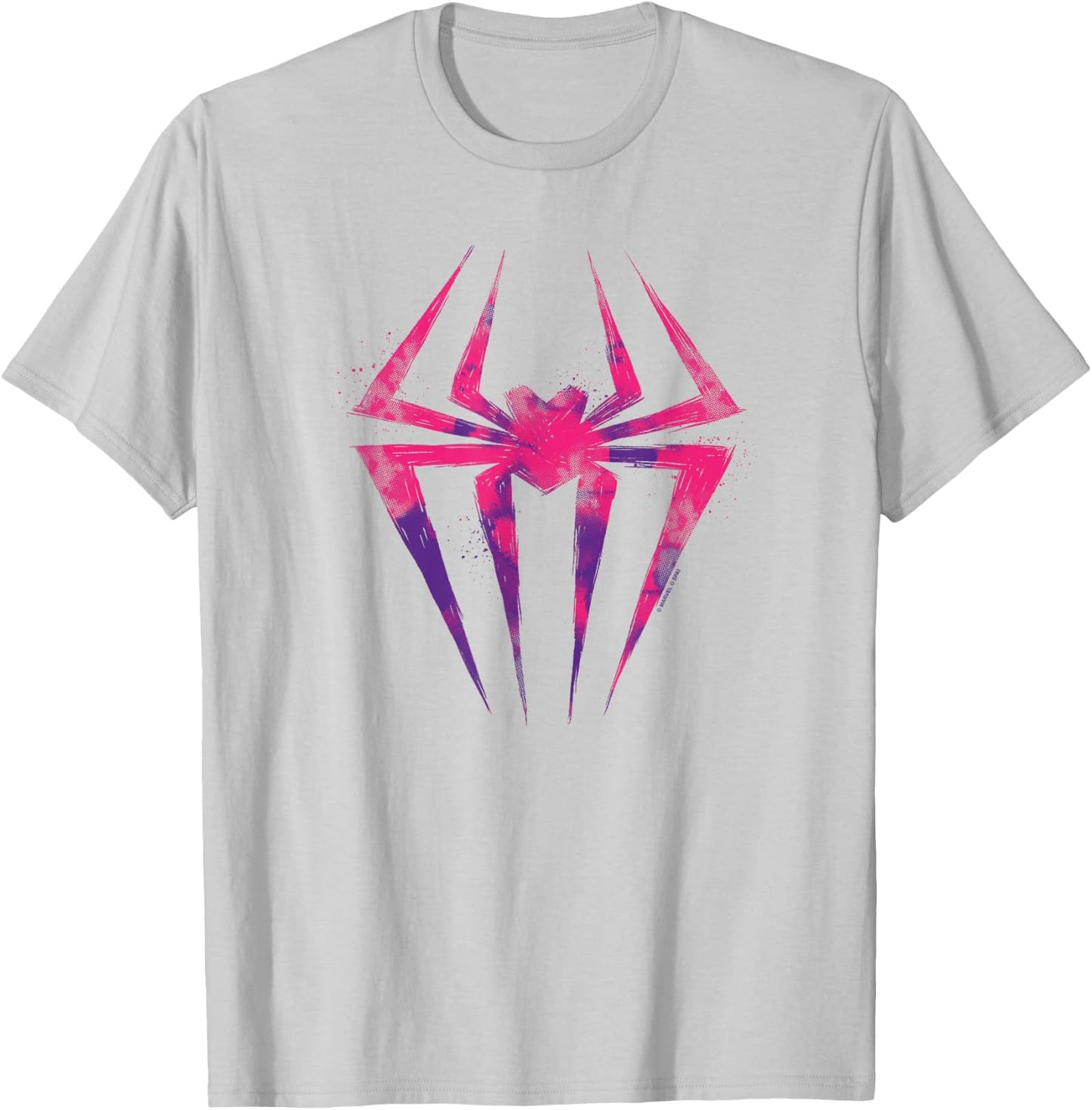 Marvel Spider-Man Across The Spider-Verse Part 1 Pink Logo T-Shirt - T-Shirt | Ash