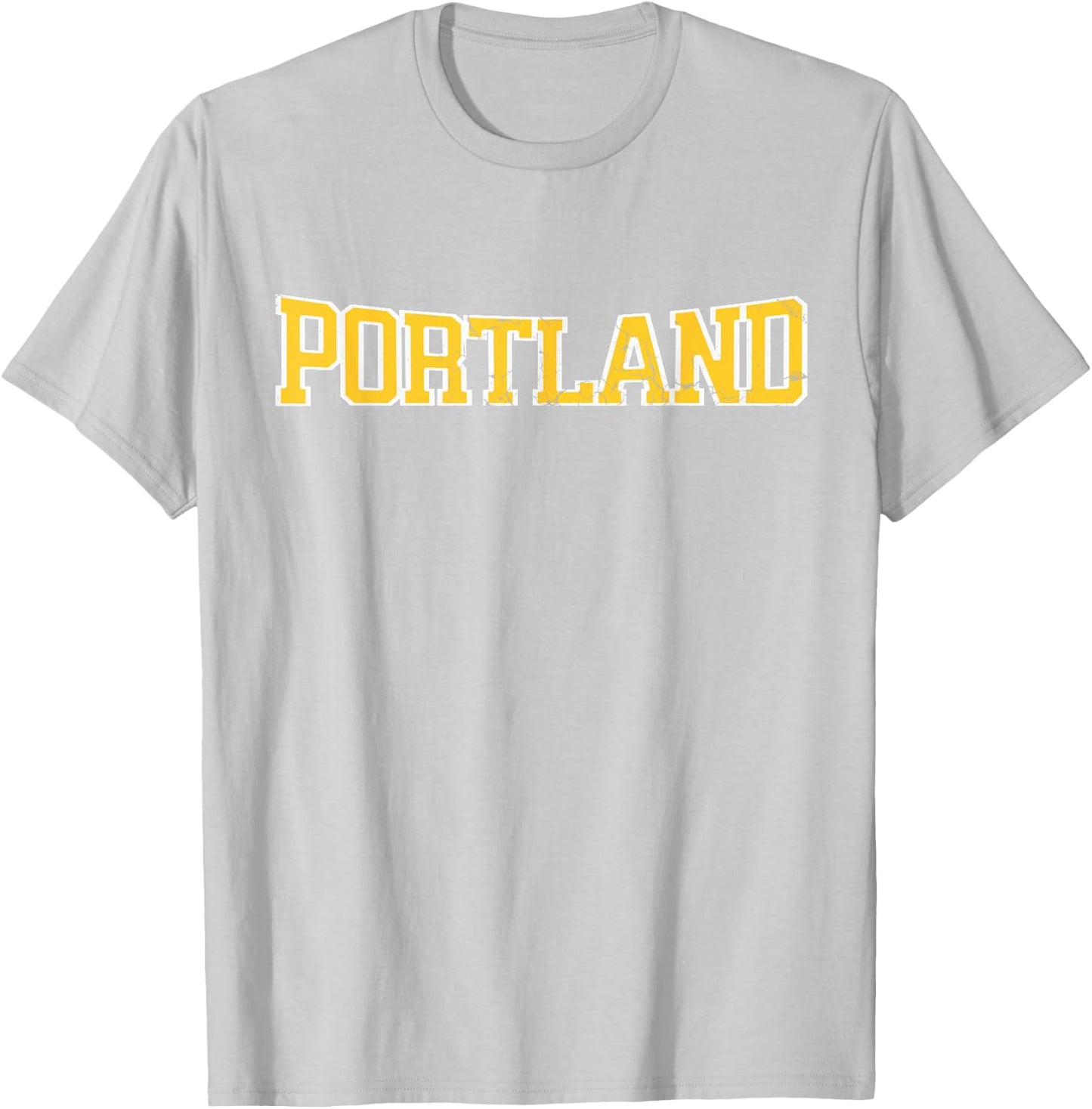 Portland soccer Distressed T-Shirt - T-Shirt | Ash