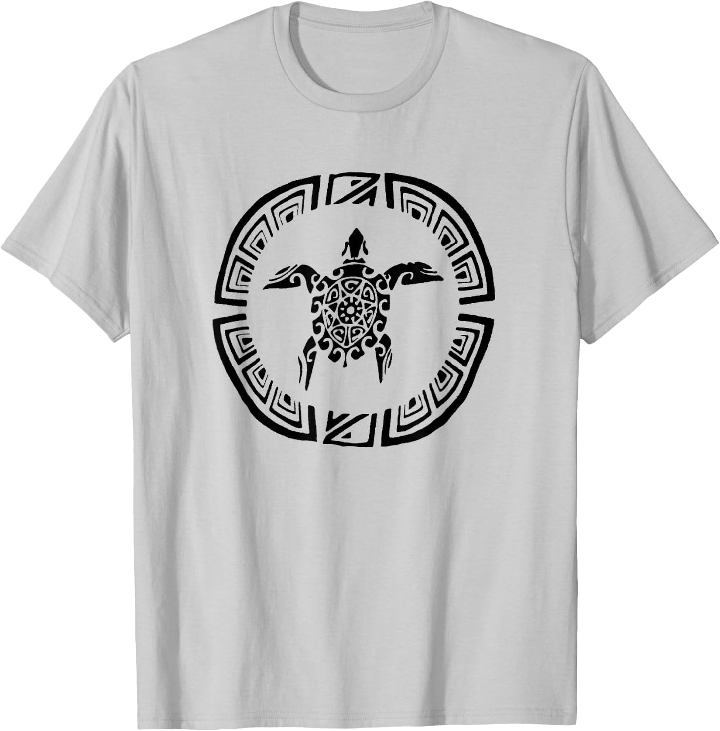 Sea Turtle Vintage Retro Tribal Throwback Vacation T-Shirt - T-Shirt | Ash