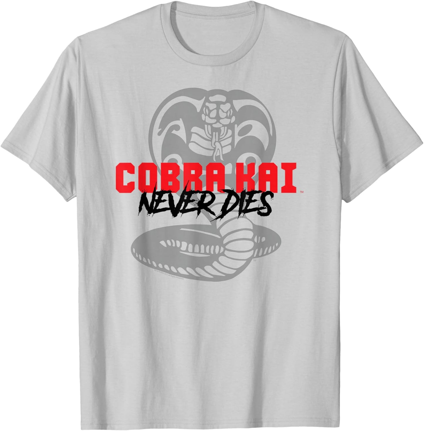 Cobra Kai Never Dies Season 5 Logo T-Shirt - T-Shirt | Ash