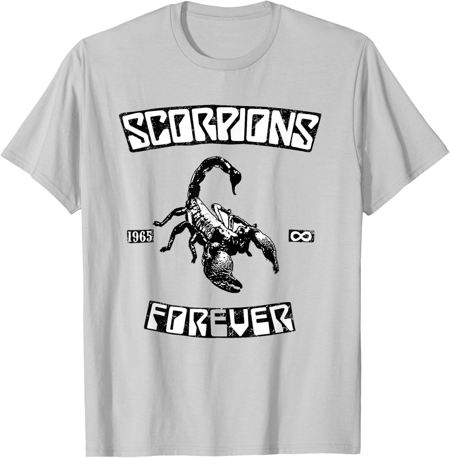 Official Scorpions Forever Since 1965 T-Shirt - T-Shirt | Ash