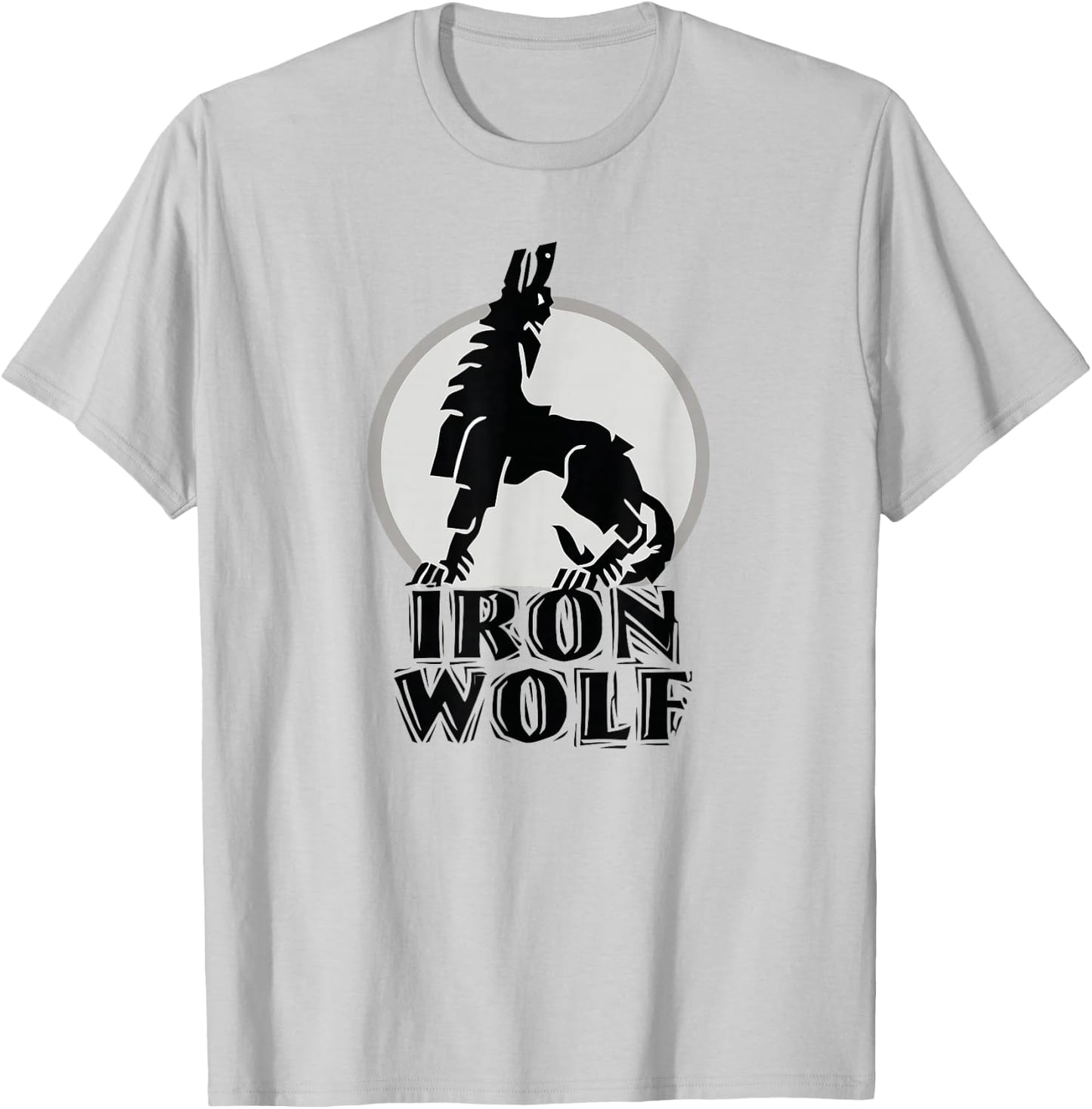 Iron Wolf LT by Lithuania Strong T-Shirt - T-Shirt | Ash