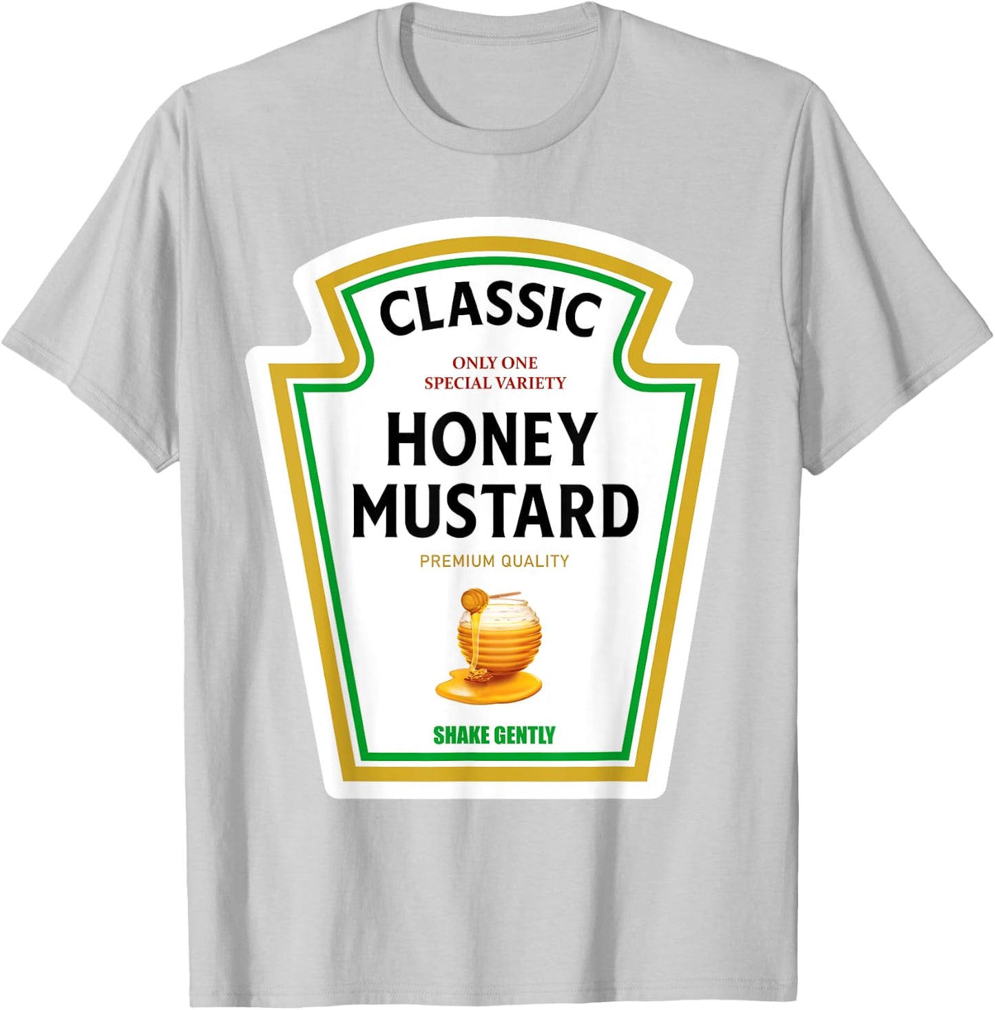 Honey Mustard Halloween 2024 Costume Family Matching Ketchup T-Shirt - T-Shirt | Ash