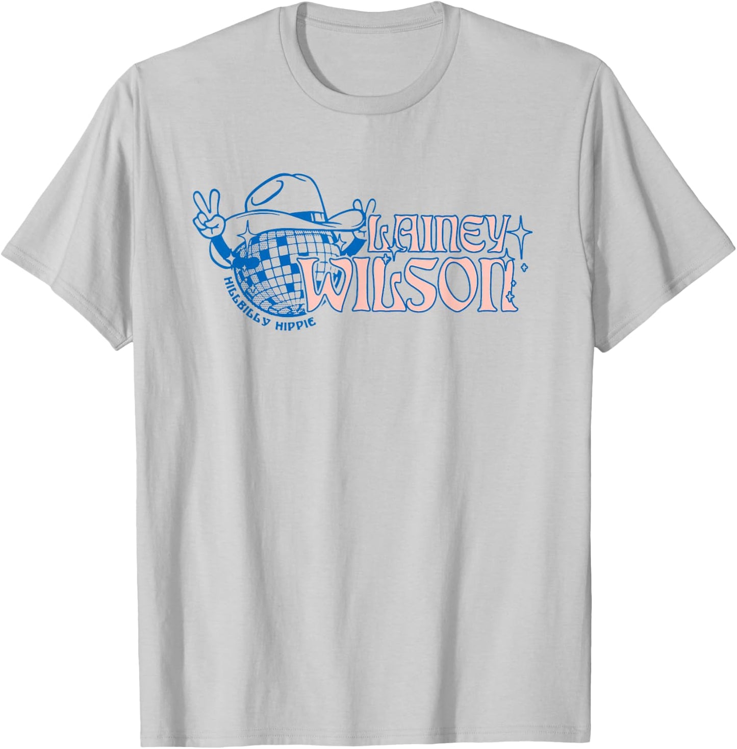 Lainey Wilson - Hillbilly Hippie T-Shirt - T-Shirt | Ash