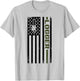 Logger US Flag Logging Lumberjack T-Shirt - T-Shirt | Ash