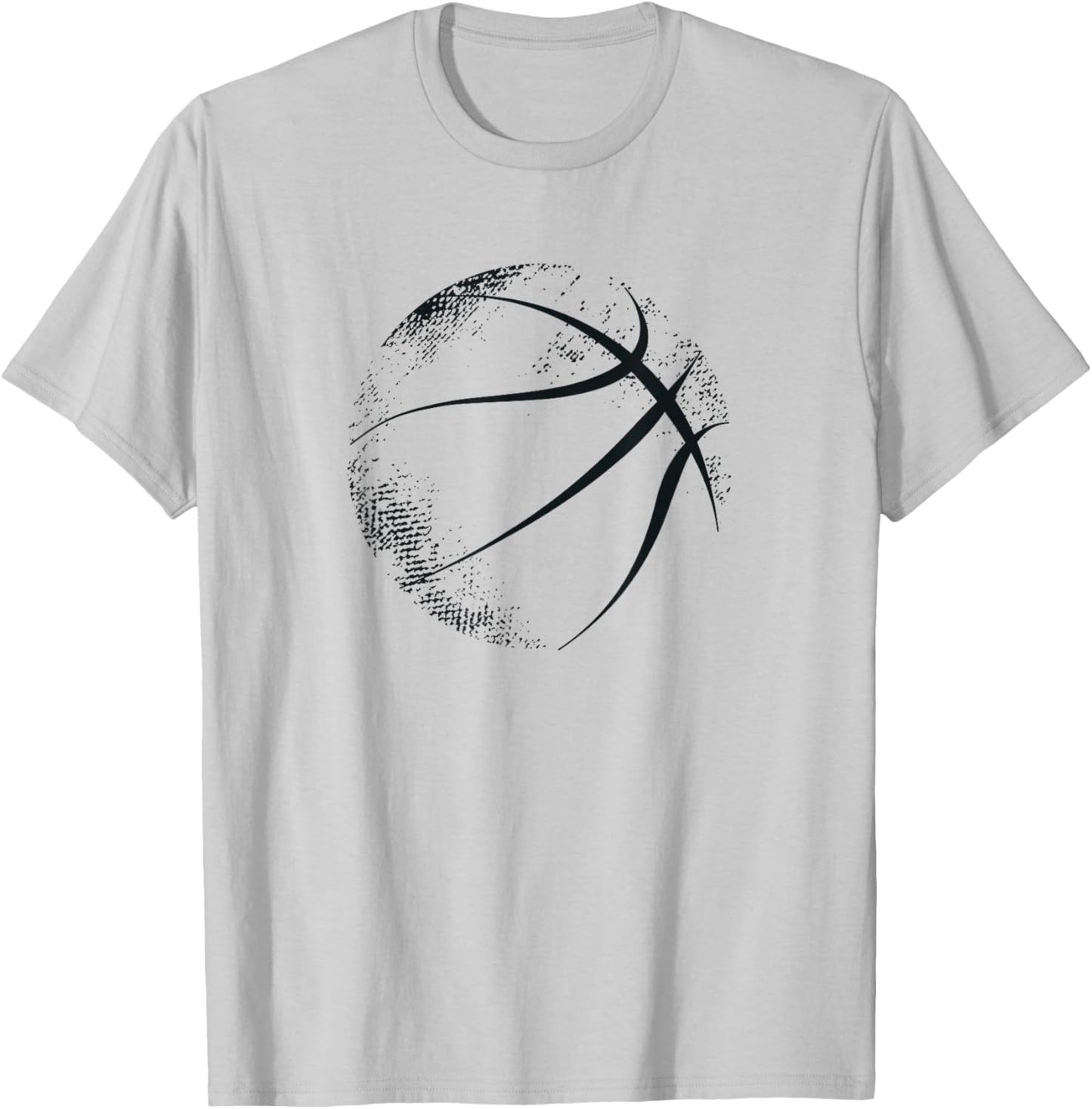 Basketball Graphic Basketball T-Shirt - T-Shirt | Ash