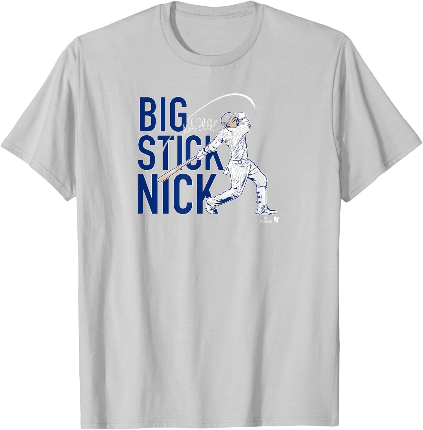 Nick Castellanos - Big Stick Nick - Philadelphia Baseball T-Shirt - T-Shirt | Ash