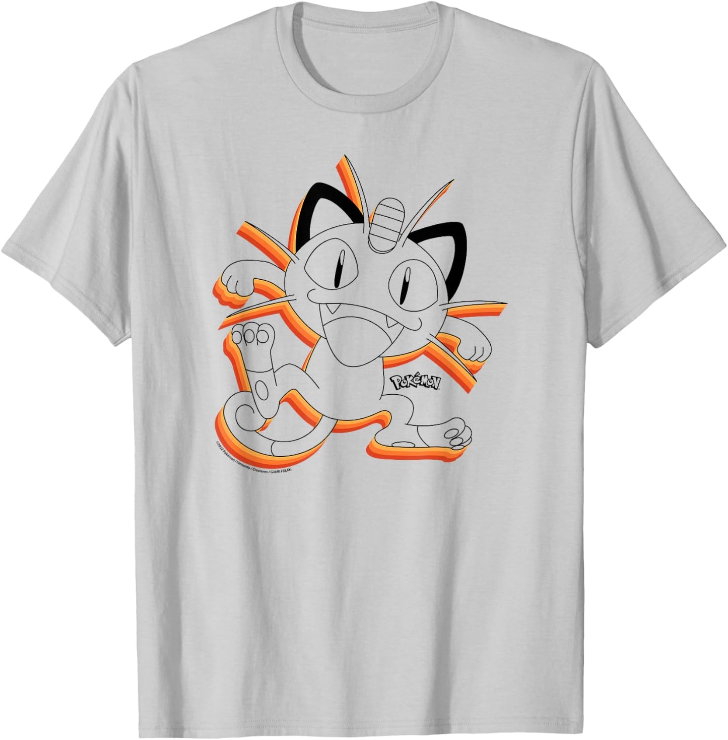 Pokémon - Meowth Repeat T-Shirt - T-Shirt | Ash