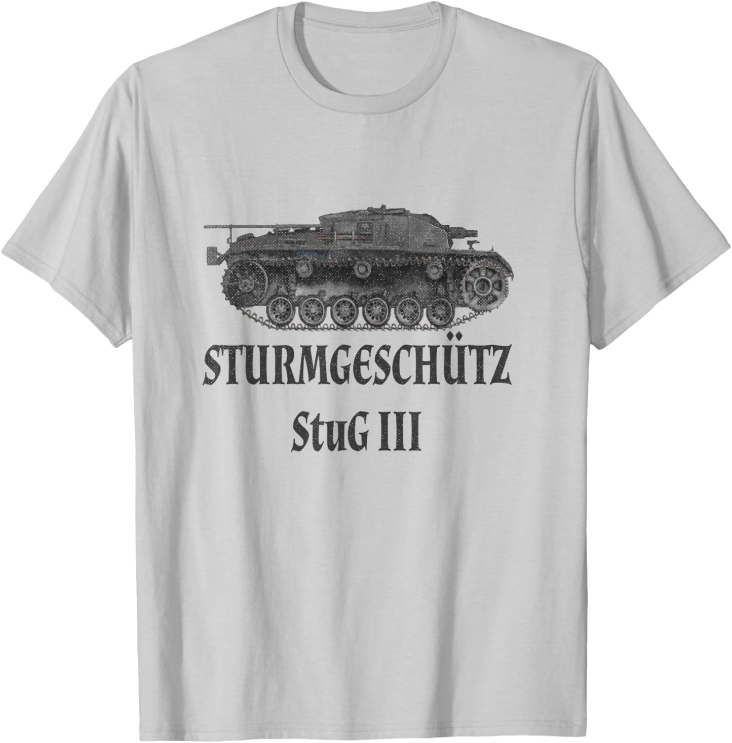 WW2, storm protection III, StuG III, army, Germany tank T-Shirt - T-Shirt | Ash