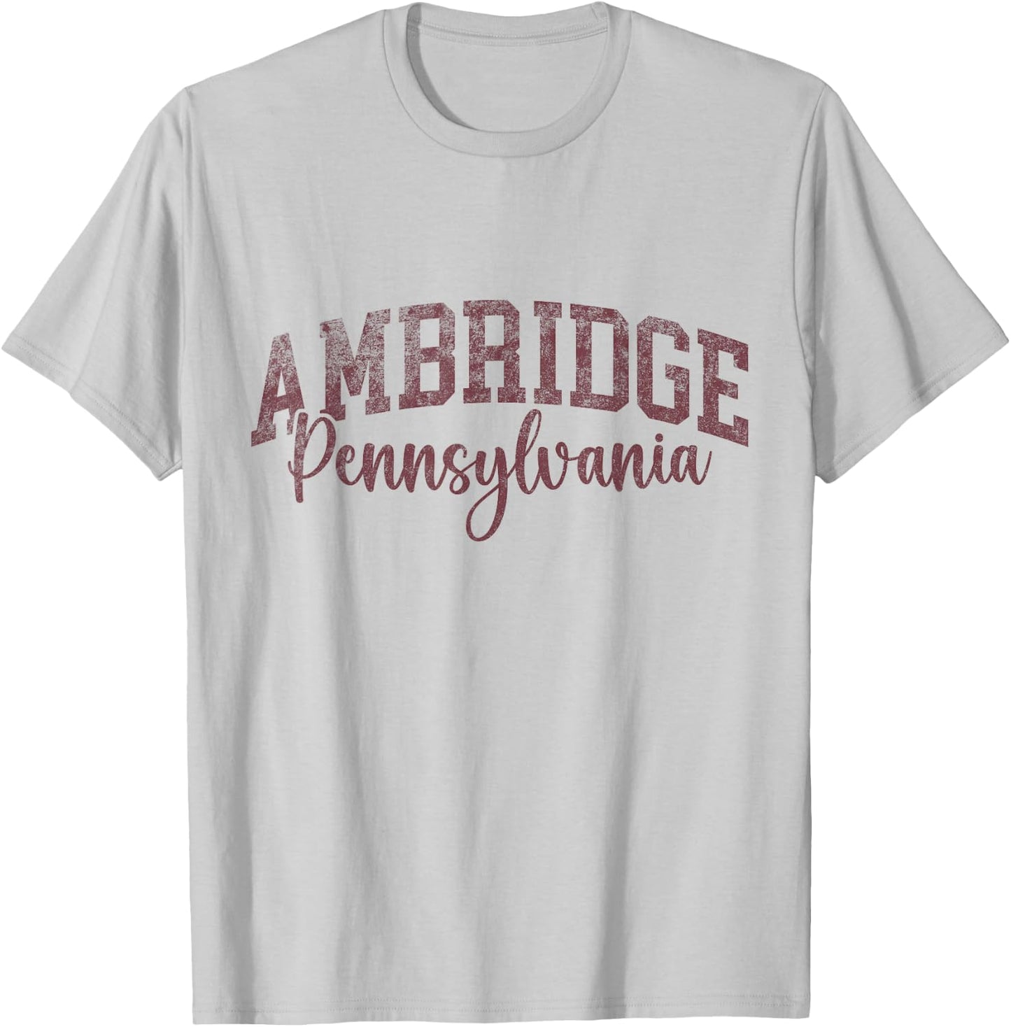 Ambridge Pennsylvania, Bridger Pride 15003 T-Shirt - T-Shirt | Ash