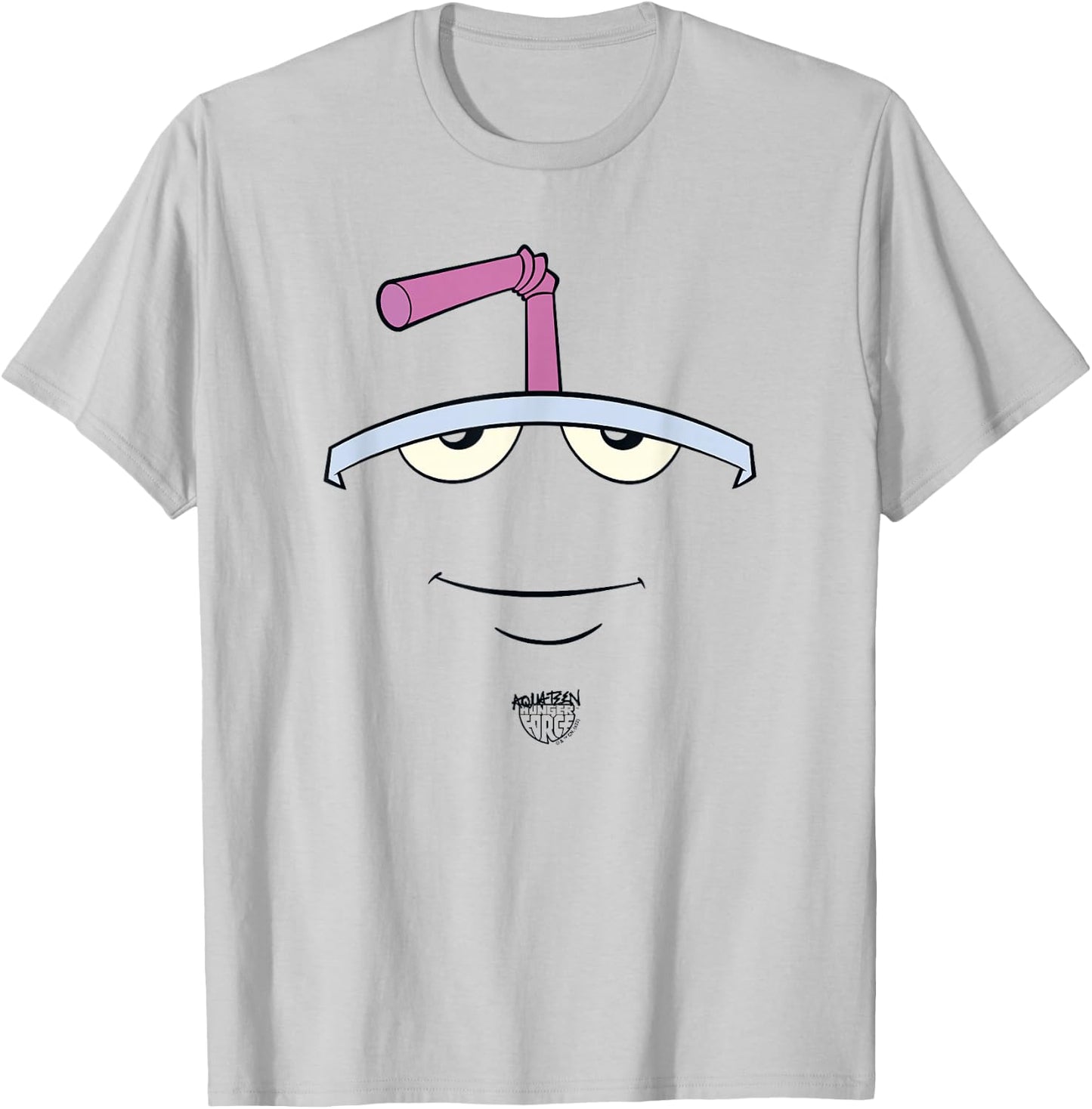 Aqua Teen Hunger Force Master Shake Big Face T-Shirt - T-Shirt | Ash