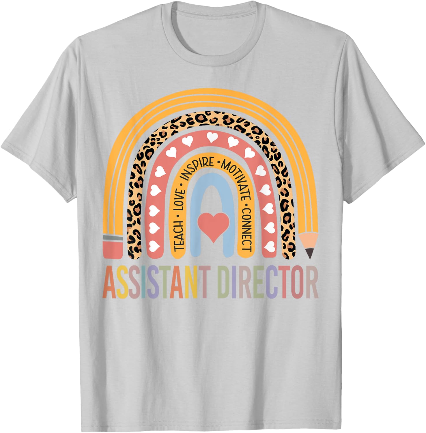 Assistant Director 100th Day Of School Assistant Manager T-Shirt - T-Shirt | Ash