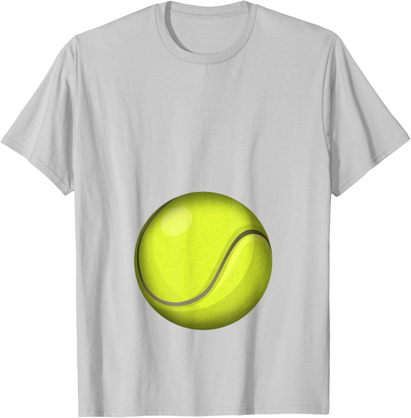Funny Tennis Player Belly Pregnant Mama T-Shirt - T-Shirt | Ash