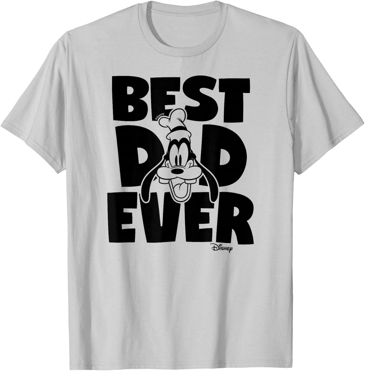 Disney - Best Dad Ever Goofy T-Shirt - T-Shirt | Ash