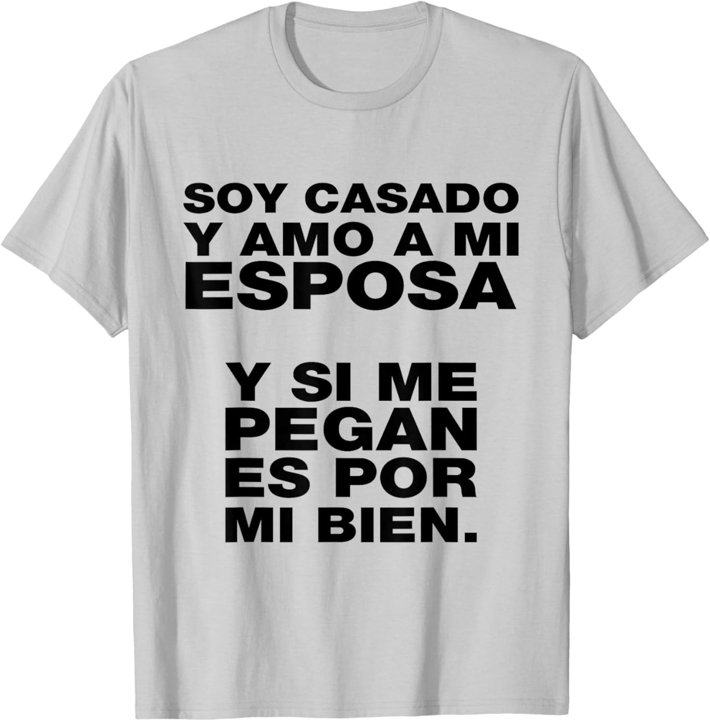 Casado y Mandilón Latino Dad Humor Rookie Husband Latinx T-Shirt - T-Shirt | Ash
