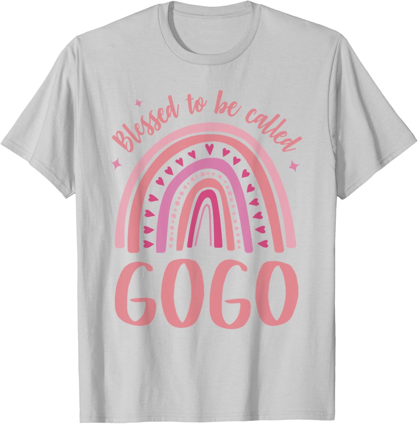 Gogo Grandma Blessed to be called Gogo T-Shirt - T-Shirt | Ash