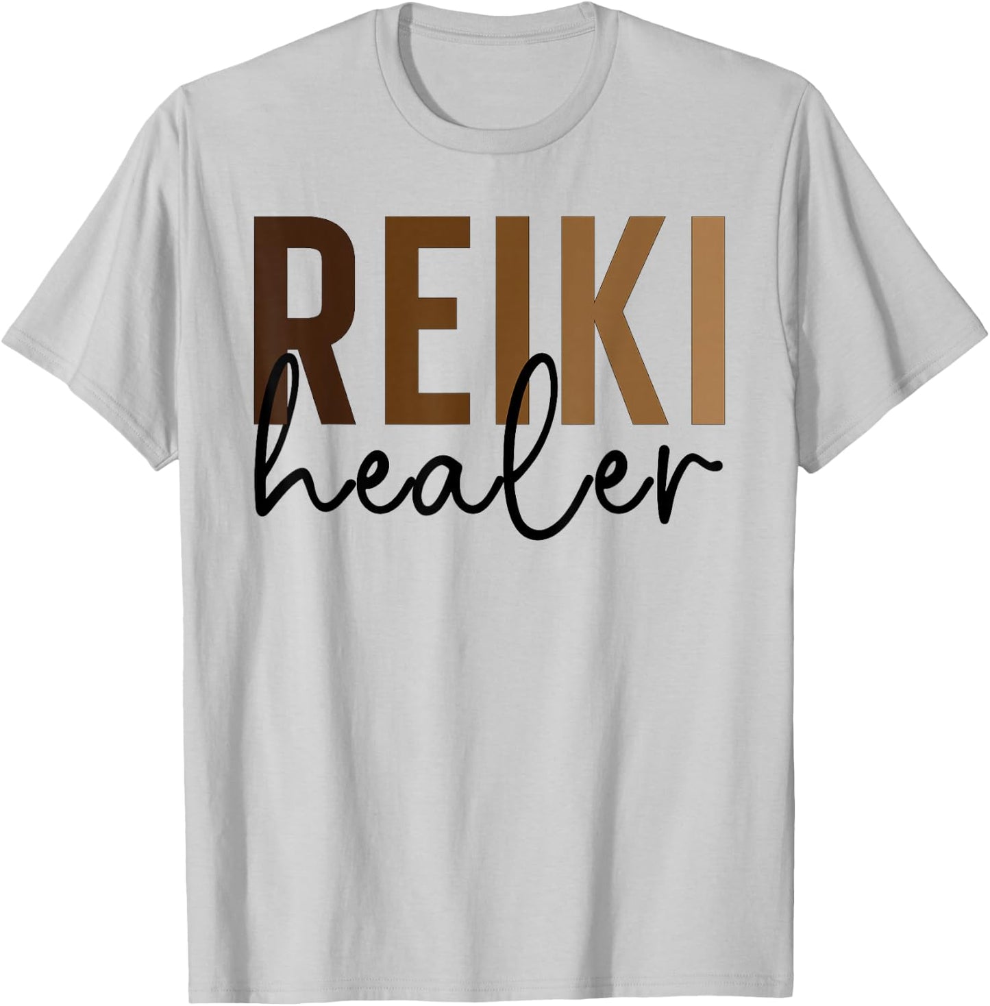 Boho Reiki Healer Reiki Practitioner Reiki Therapist T-Shirt - T-Shirt | Ash