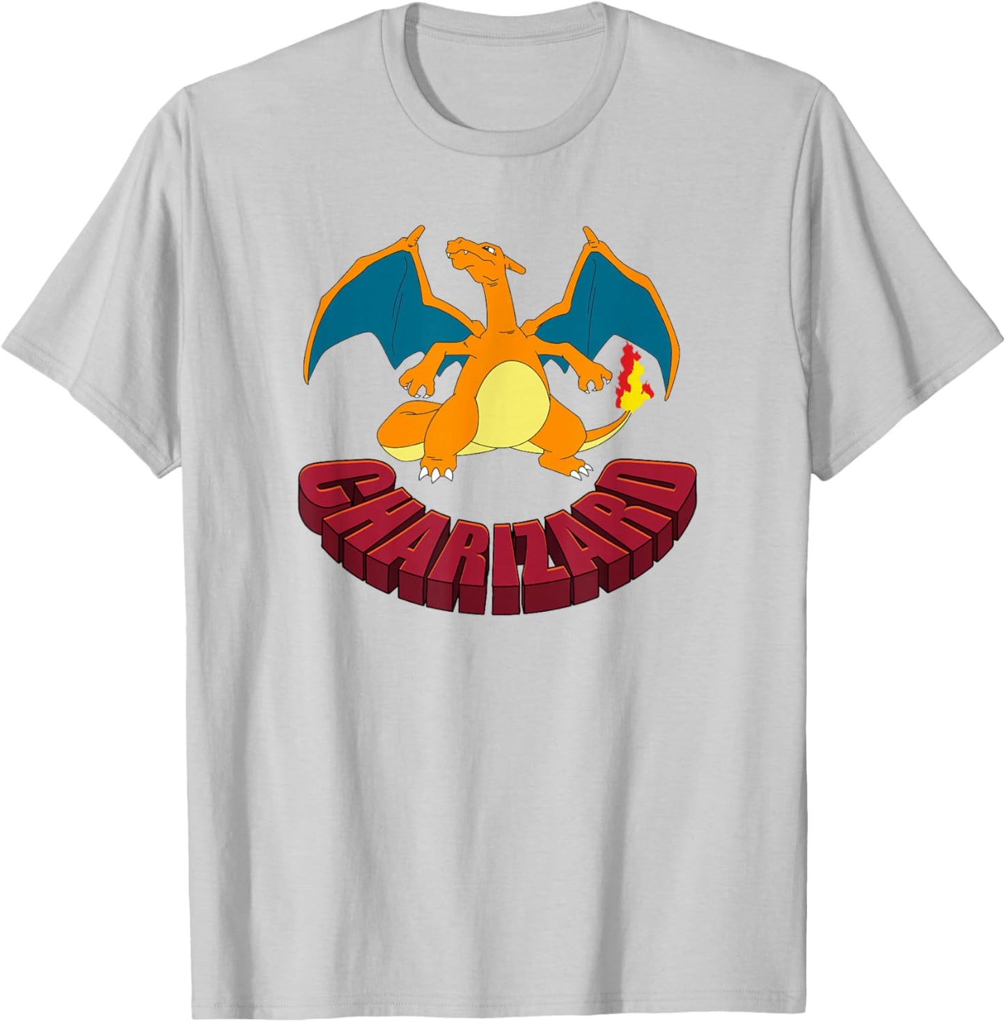 Pokémon Charizard Stoic Pose Poster T-Shirt - T-Shirt | Ash