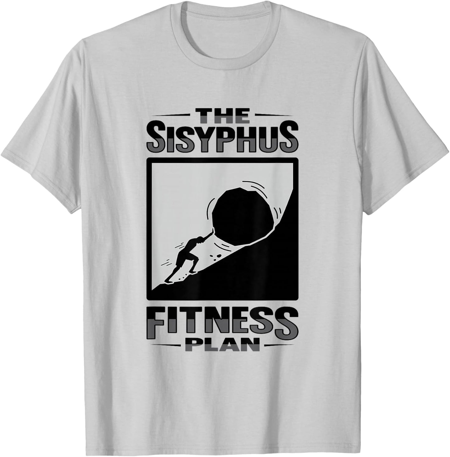 Sisyphos Philosophy Design for a Philosophy Student T-Shirt - T-Shirt | Ash