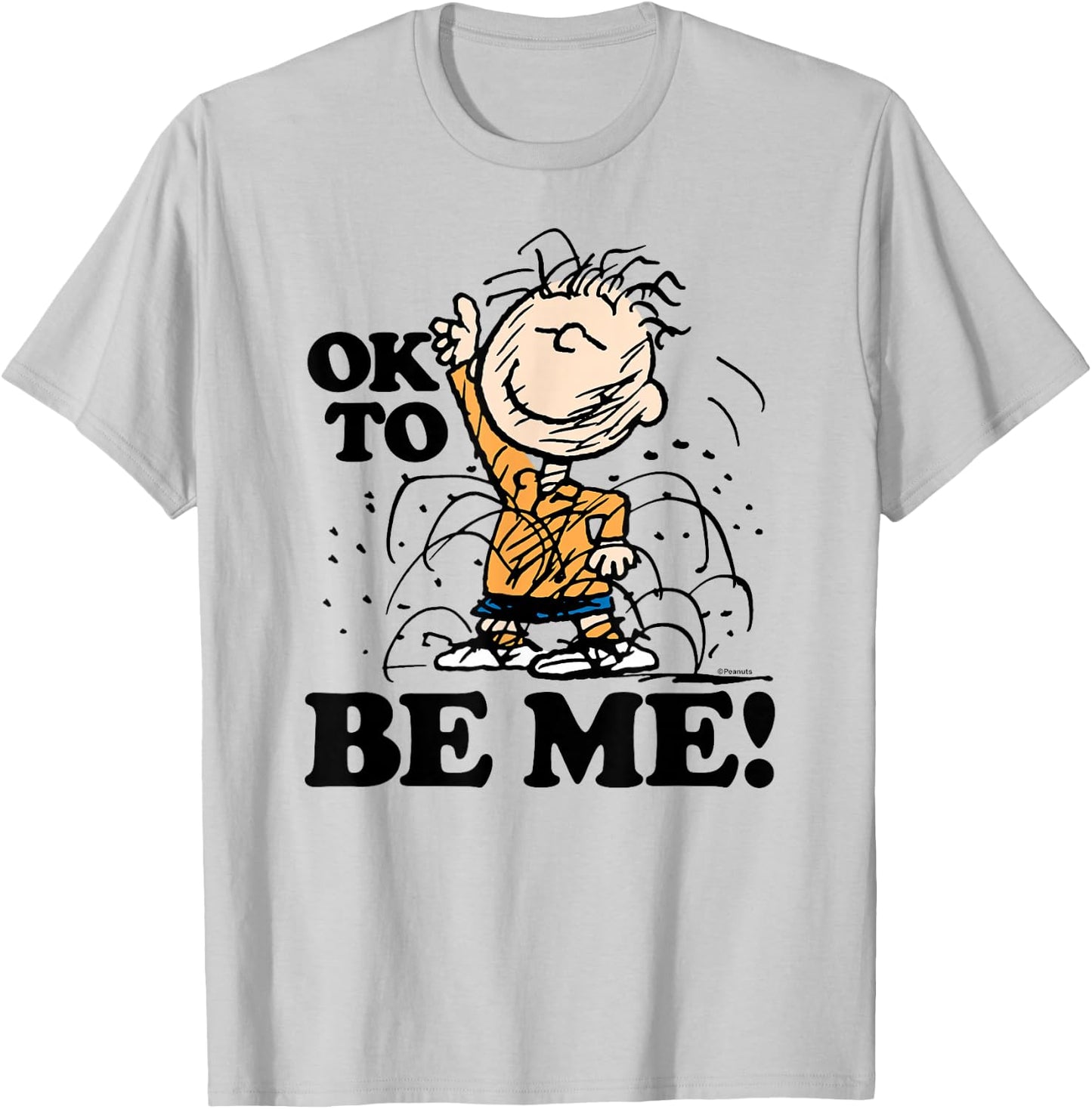 Peanuts - Pigpen Ok to Be Me T-Shirt - T-Shirt | Ash