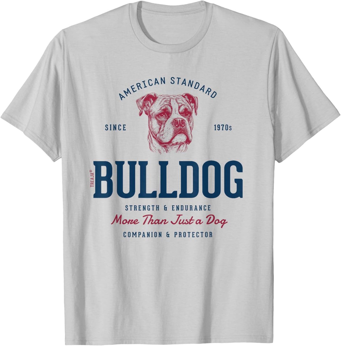 Retro Styled Vintage American Bulldog Women Kids T-Shirt - T-Shirt | Ash