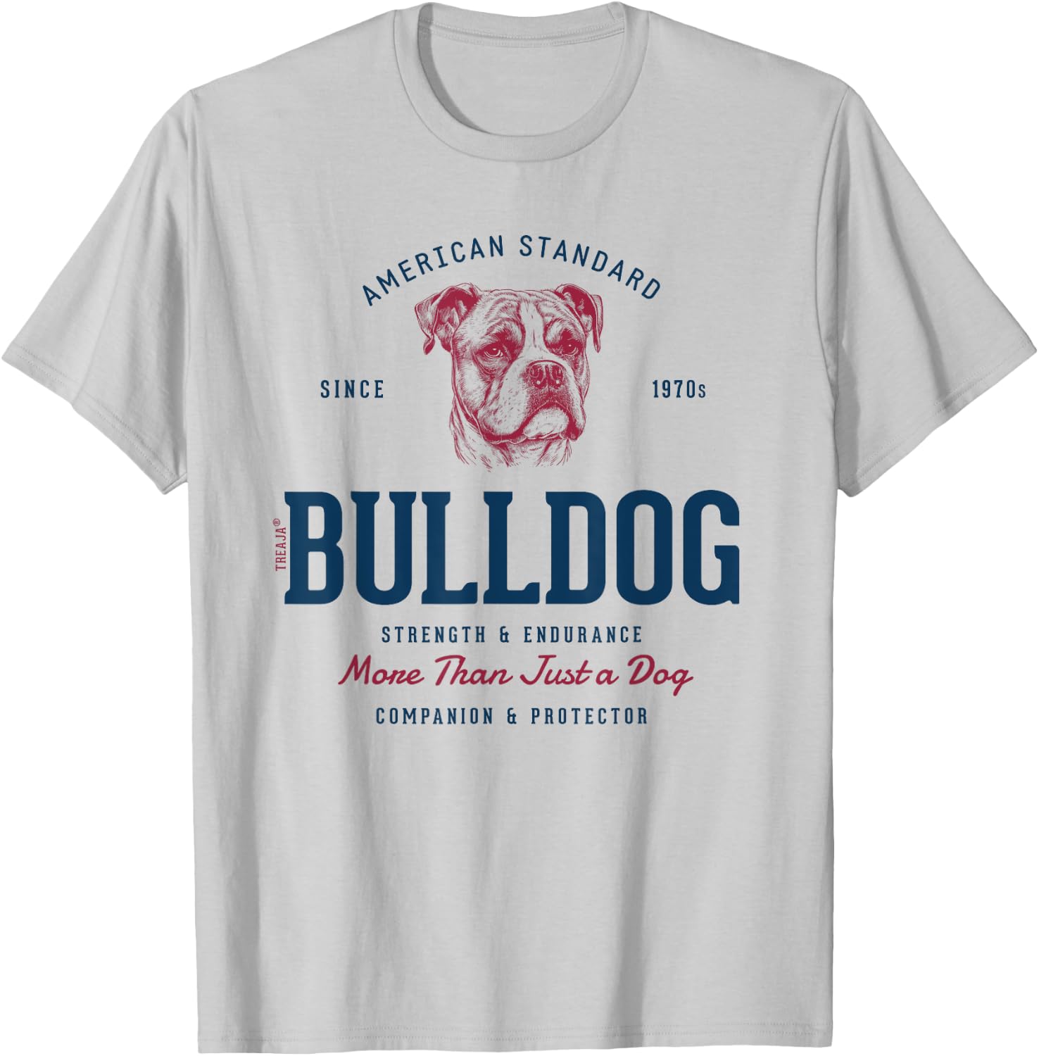 Retro Styled Vintage American Bulldog Women Kids T-Shirt - T-Shirt | Ash