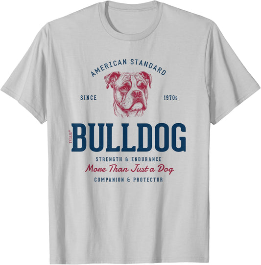 Retro Styled Vintage American Bulldog Women Kids T-Shirt - T-Shirt | Ash