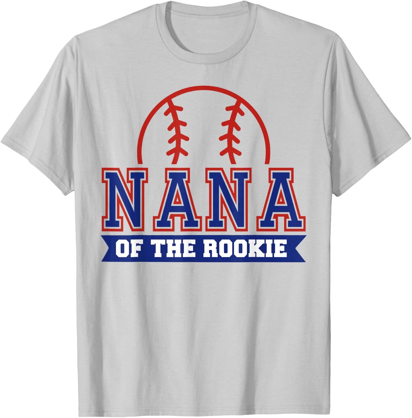 Nana of Rookie 1st Birthday Baseball Theme Matching Party T-Shirt - T-Shirt | Ash