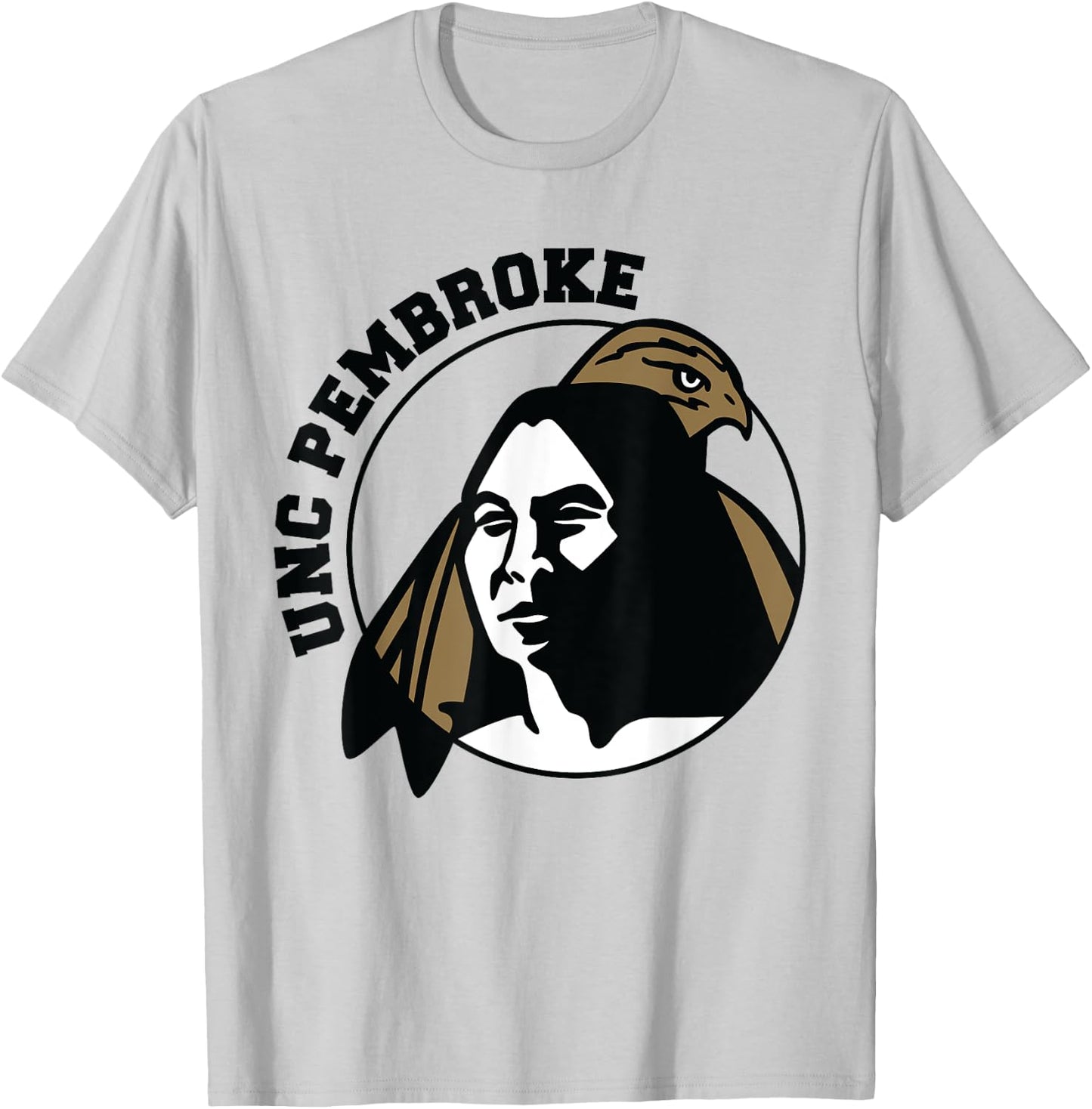 License Champs University of North Carolina at Pembroke | NCAA | NCAFUNCP04 , Small, White T-Shirt - T-Shirt | Ash