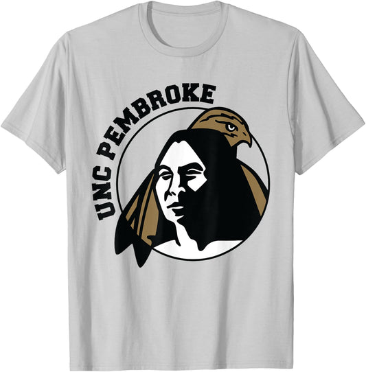 License Champs University of North Carolina at Pembroke | NCAA | NCAFUNCP04 , Small, White T-Shirt - T-Shirt | Ash