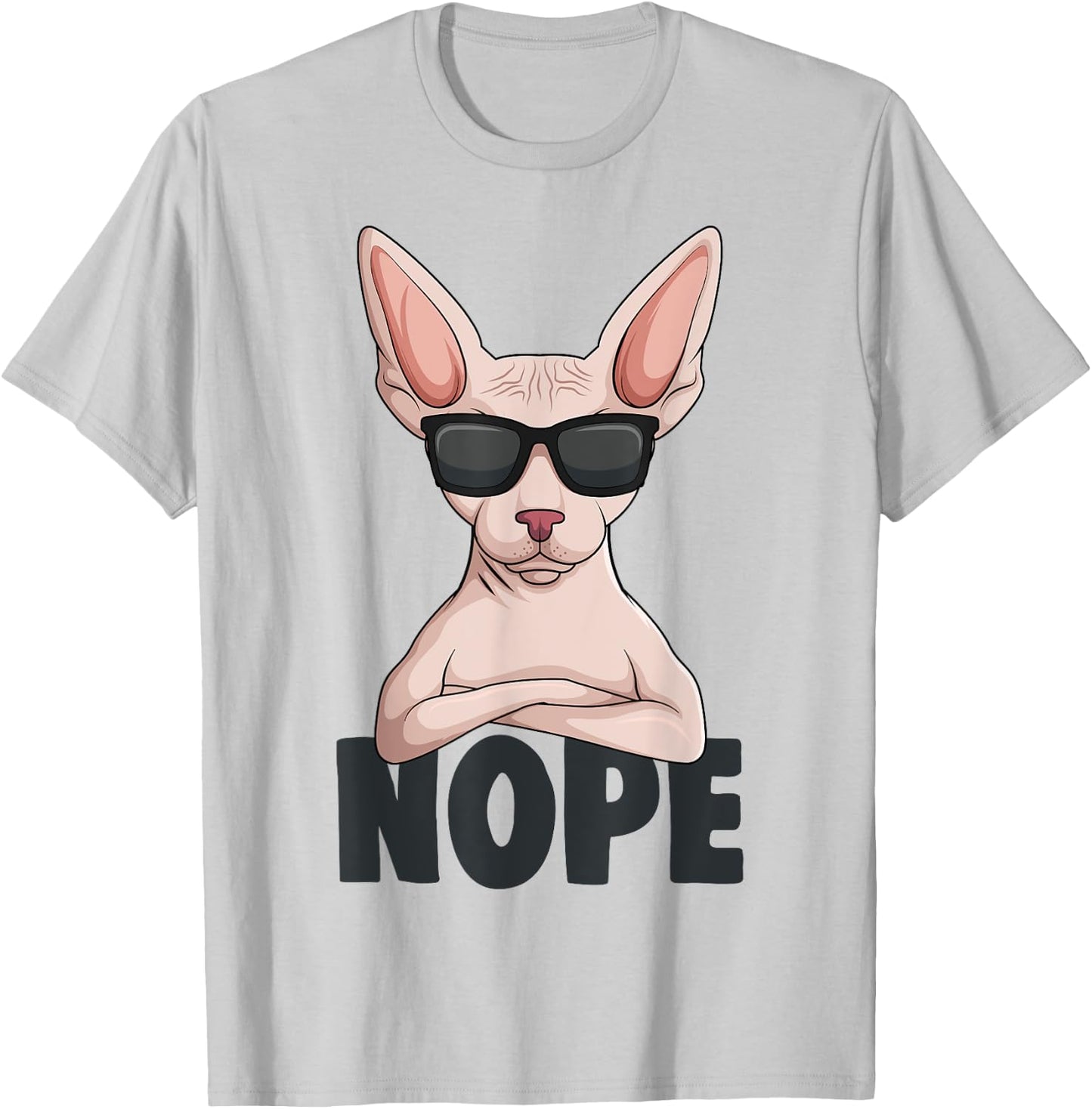 Sphynx Cat Sphinx Hairless Cat Women Girls Kids T-Shirt - T-Shirt | Ash