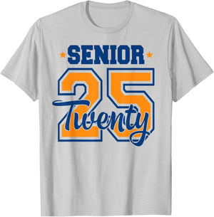 Class of 2025 Senior 2025 Graduation or First Day of School T-Shirt - T-Shirt | Ash