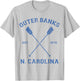 Vintage Outer Banks North Carolina Vacation T-Shirt - T-Shirt | Ash