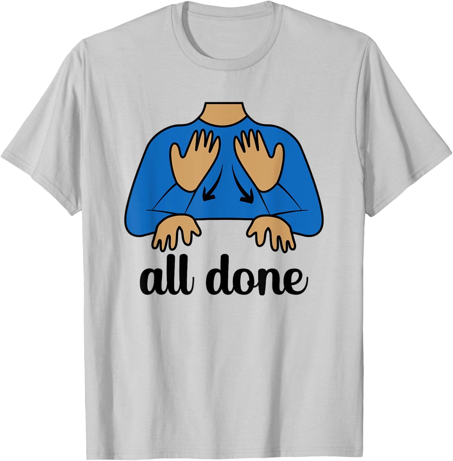 All done Summer vacation special education SPED SLP teacher T-Shirt - T-Shirt | Ash