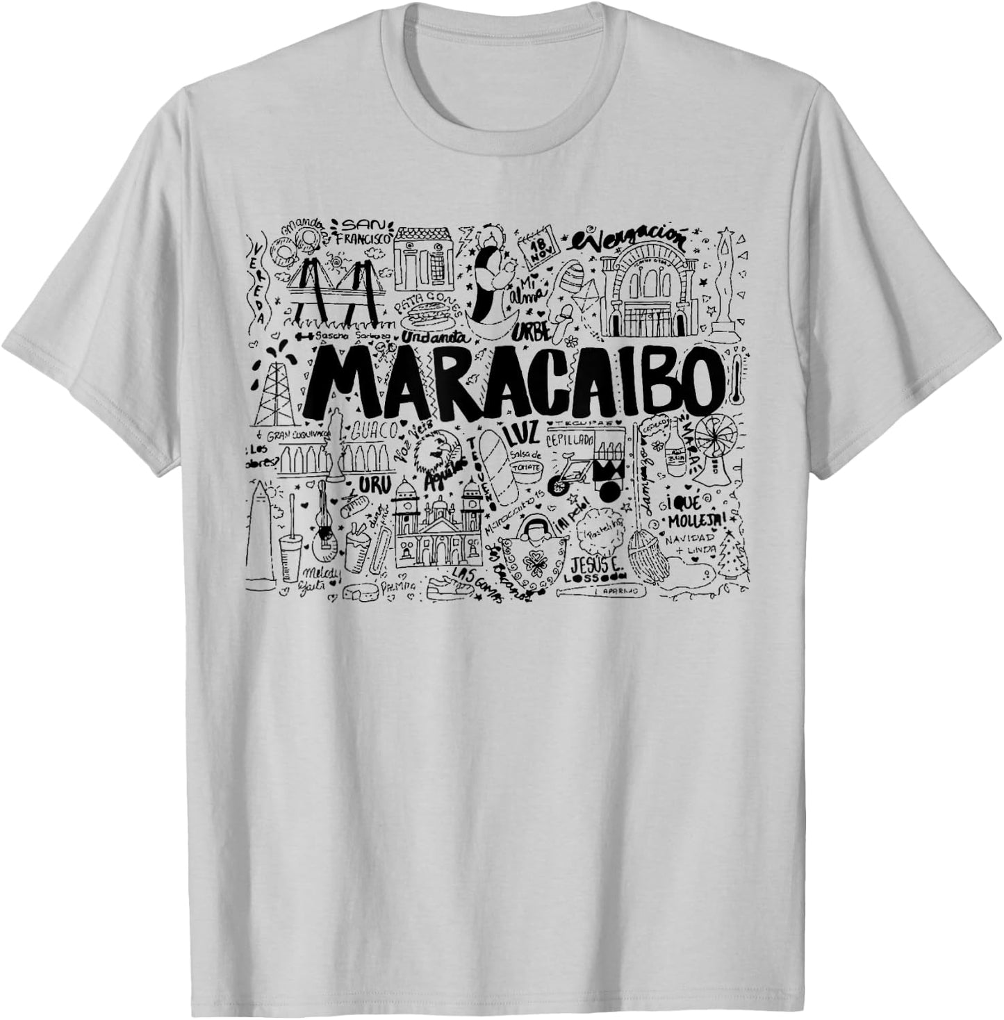 Maracaibo Venezuela - Que Molleja - Patacones - Mi Alma T-Shirt - T-Shirt | Ash
