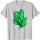 Spinach Halloween Costume Gardening Farming Green Veggie T-Shirt - T-Shirt | Ash