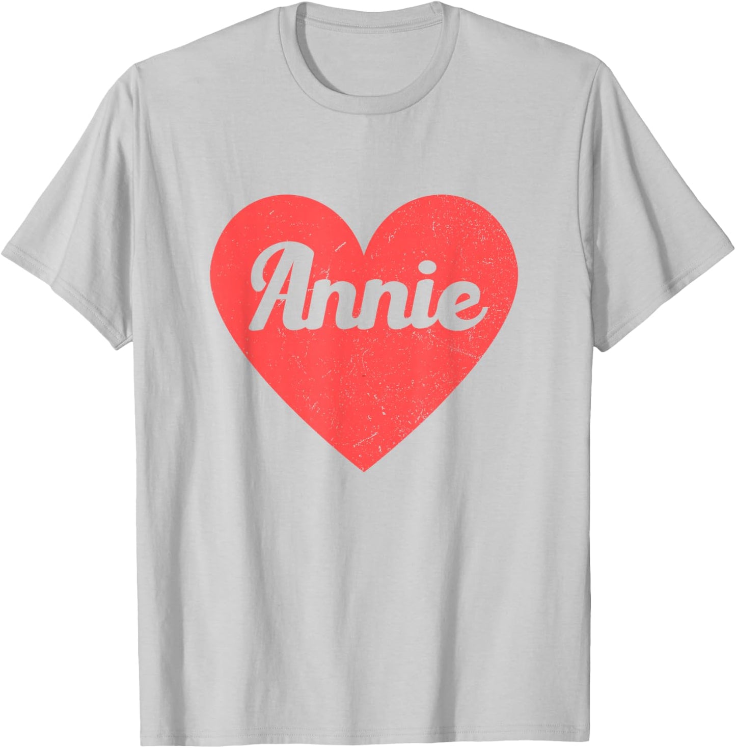 I Heart Annie - First Names And Hearts, I Love Annie T-Shirt - T-Shirt | Ash