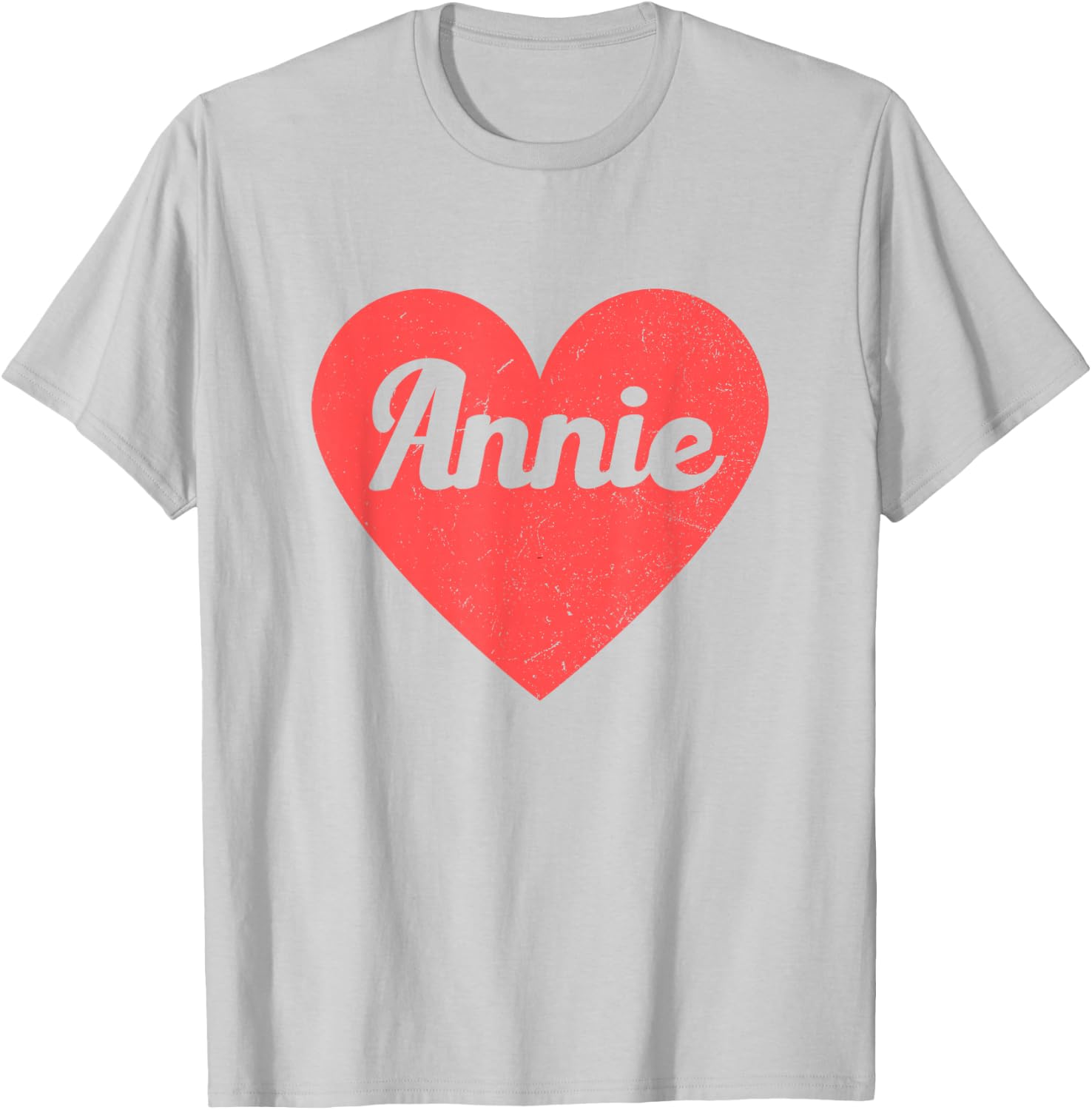I Heart Annie - First Names And Hearts, I Love Annie T-Shirt - T-Shirt | Ash