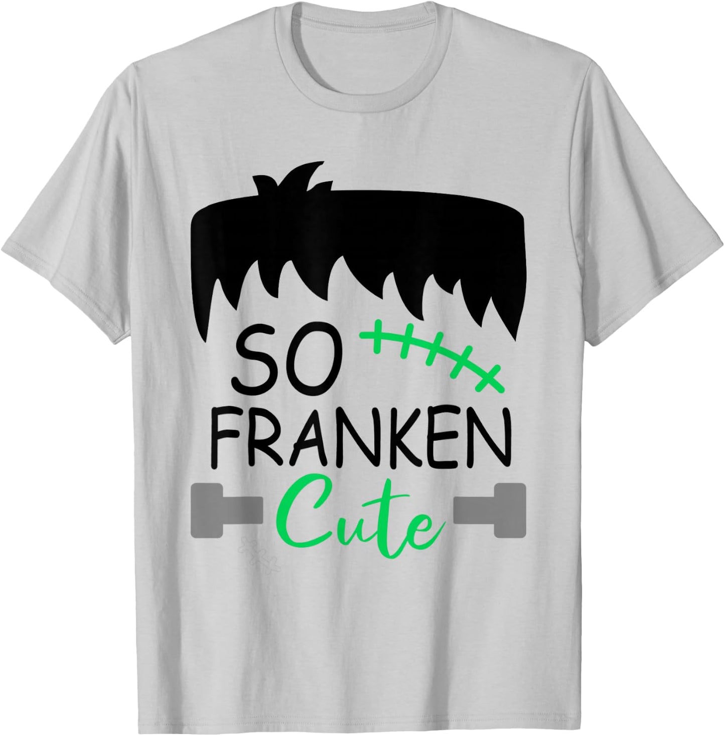So Franken Cute Toddler Boy Halloween Costume Scary Funny T-Shirt - T-Shirt | Ash