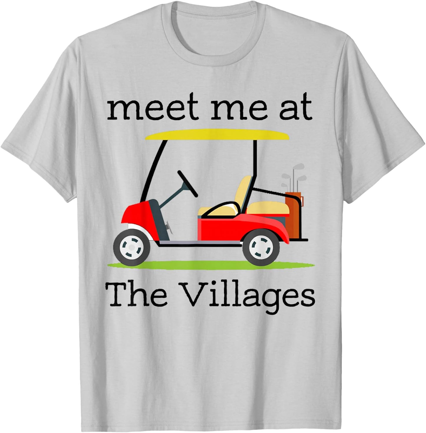 The Villages Florida Retirement Golf T-Shirt - T-Shirt | Ash