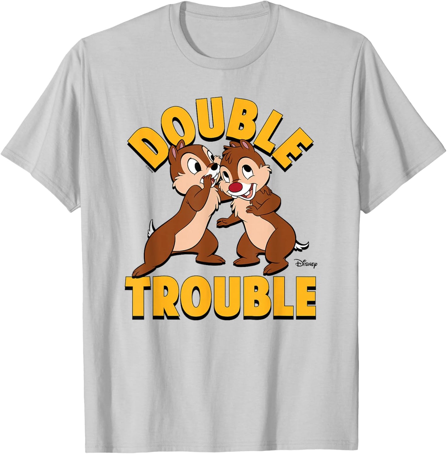 Chip 'N Dale Rescue Rangers - Double Trouble T-Shirt - T-Shirt | Ash