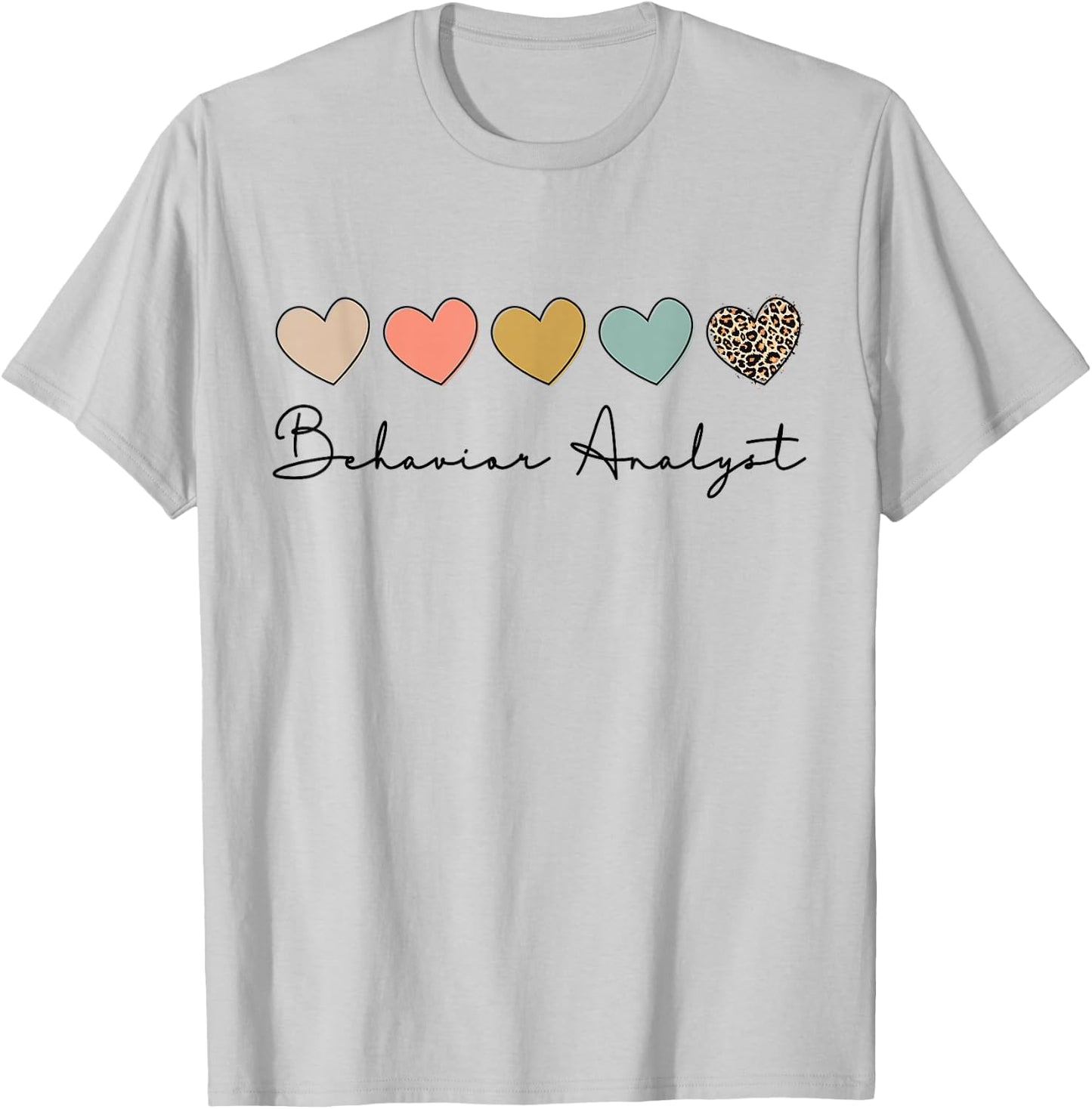 Behavior Analyst Teacher Squad Technician Therapist Analysis T-Shirt - T-Shirt | Ash
