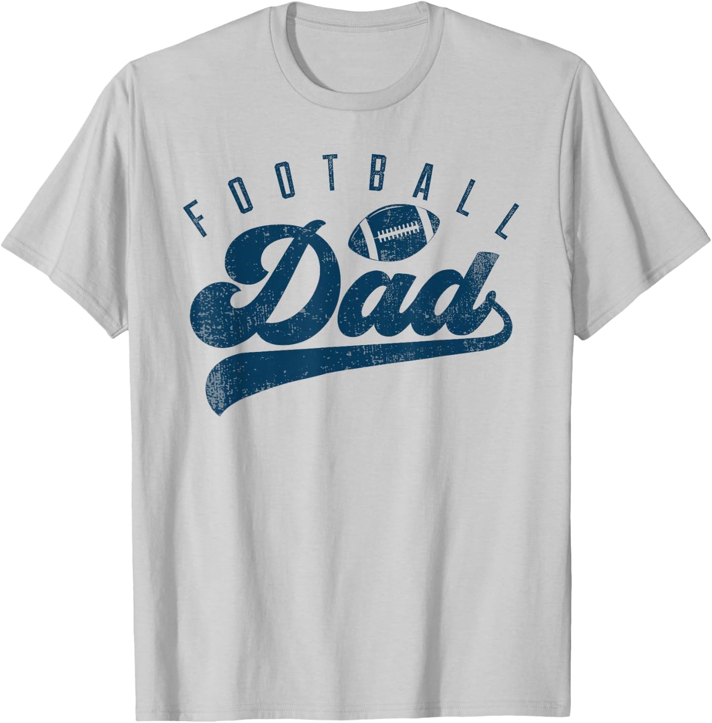 Football Dad Gifts Daddy Father's Day T-Shirt - T-Shirt | Ash