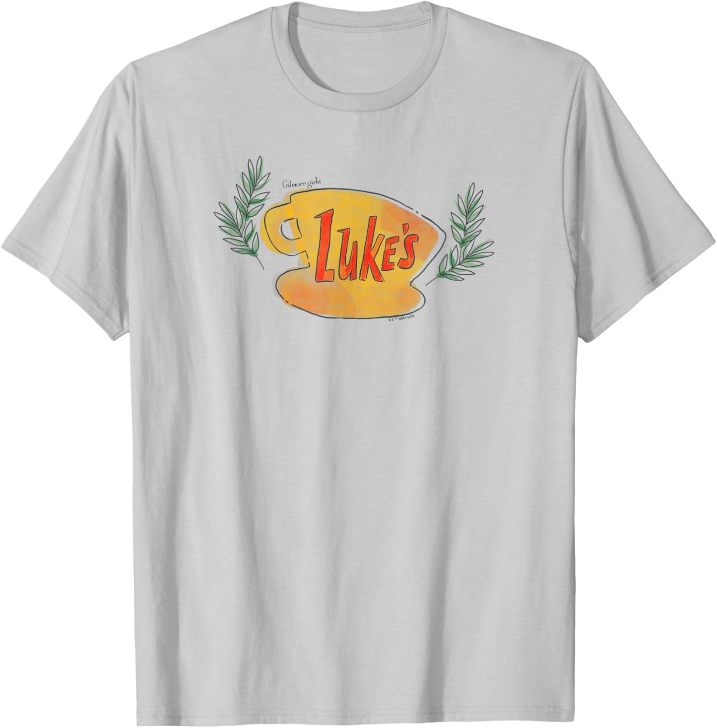 Gilmore Girls - Luke Coffee Cup T-Shirt - T-Shirt | Ash
