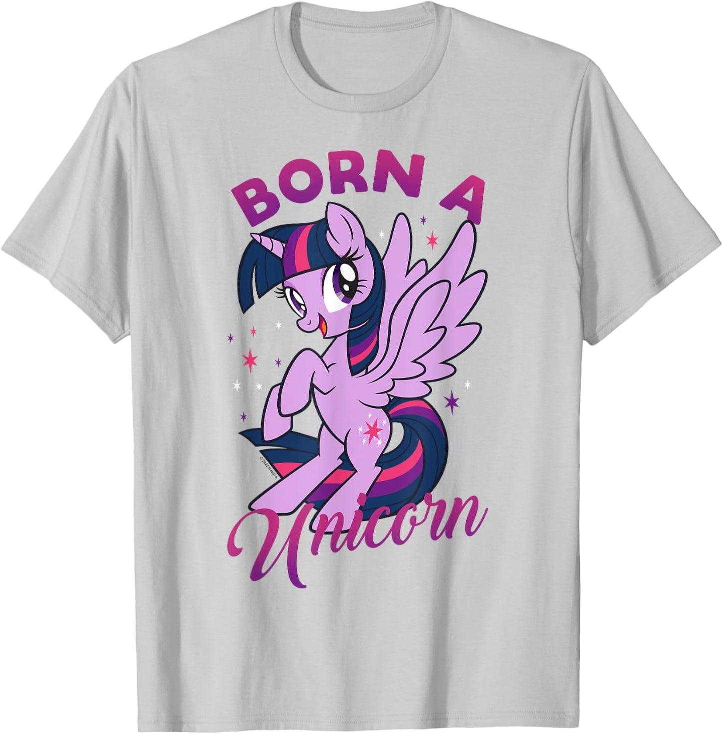 My Little Pony: Friendship Is Magic Twilight Born A Unicorn T-Shirt - T-Shirt | Ash