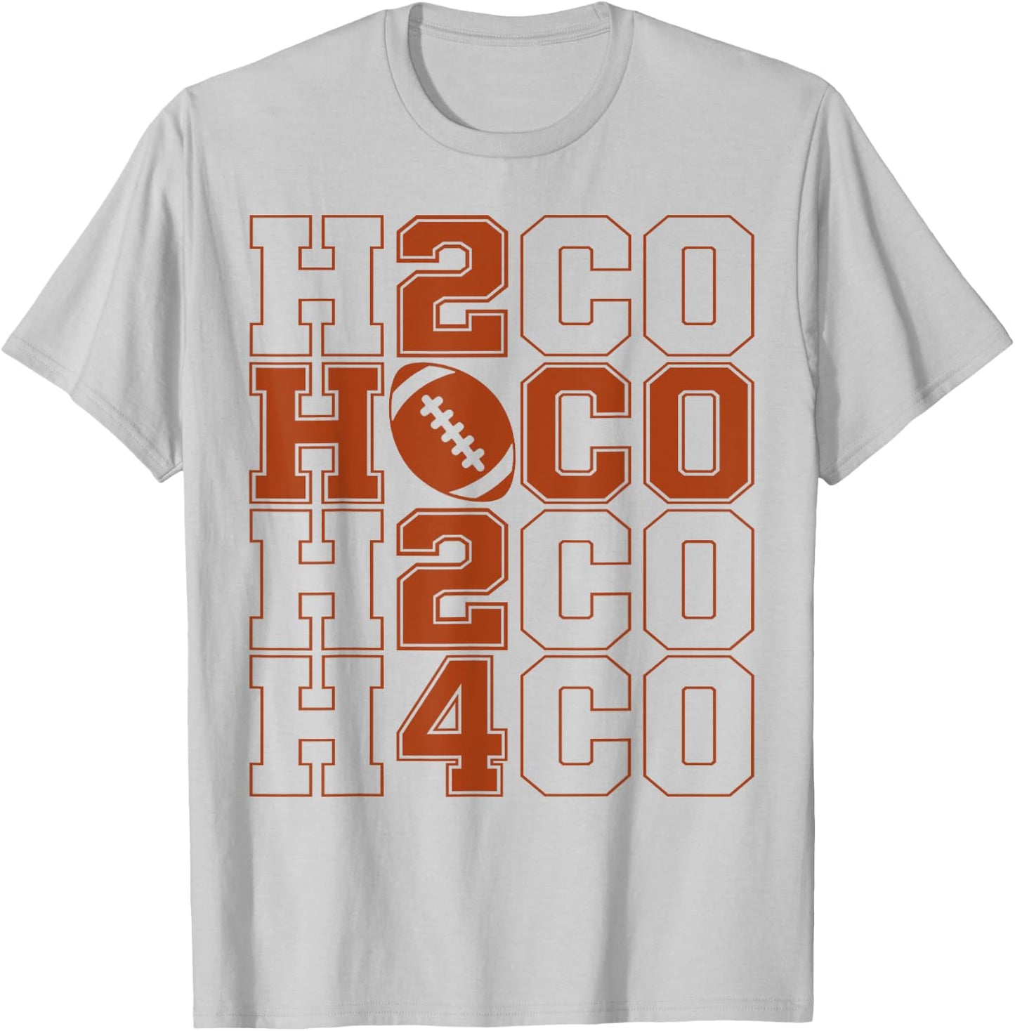 Hoco 2024 Football Funny Homecoming Football 2024 T-Shirt - T-Shirt | Ash