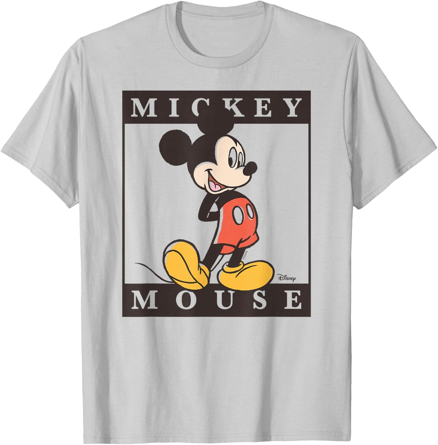 Mickey - Type Block T-Shirt - T-Shirt | Ash