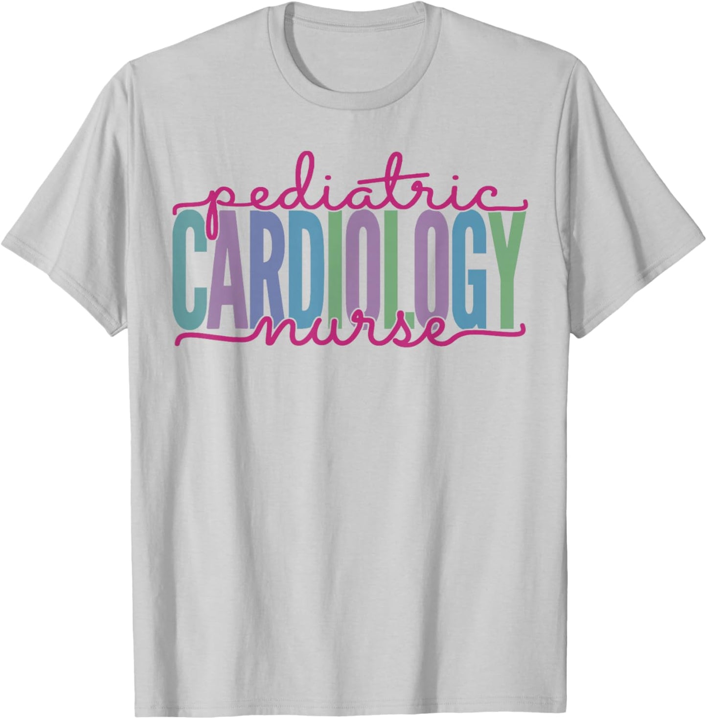 Pediatric Cardiology Nurse Practitioner Funny Cardiac Nurse T-Shirt - T-Shirt | Ash