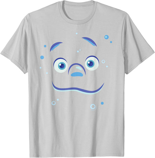 Disney and Pixar’s Elemental Wade Ripple Big Face Costume T-Shirt - T-Shirt | Ash